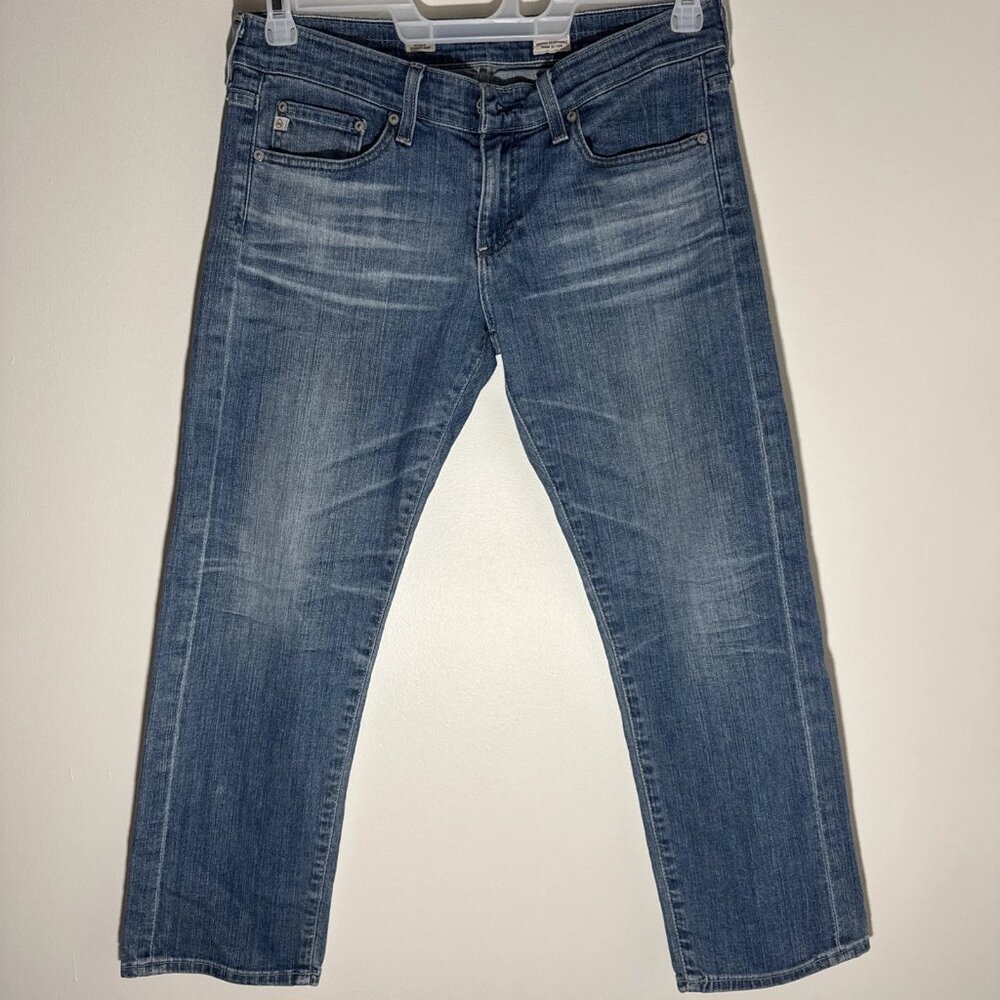 AG Adriano Goldschmied Tomboy Crop Relaxed Straight Crop Women's 28R Made In USA